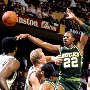1985 Ricky Pierce Game Worn Milwaukee Bucks Jersey.  Basketball, Lot  #56947