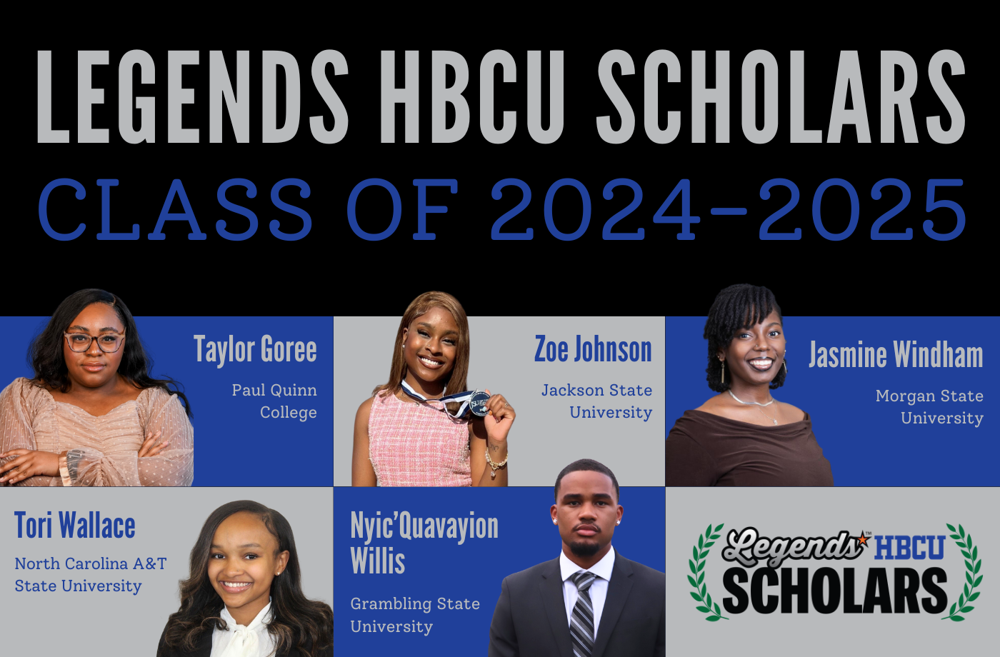 NBRPA Announces 20242025 Class of Legends HBCU Scholars National